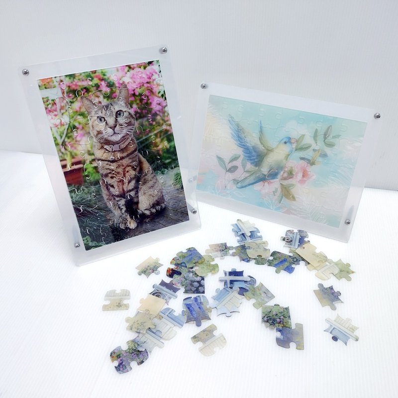 定制化 压克力 拼图 拼图相框摆饰 订做 生日 毕业 交换礼物 订制 - 拼图 - 压克力 