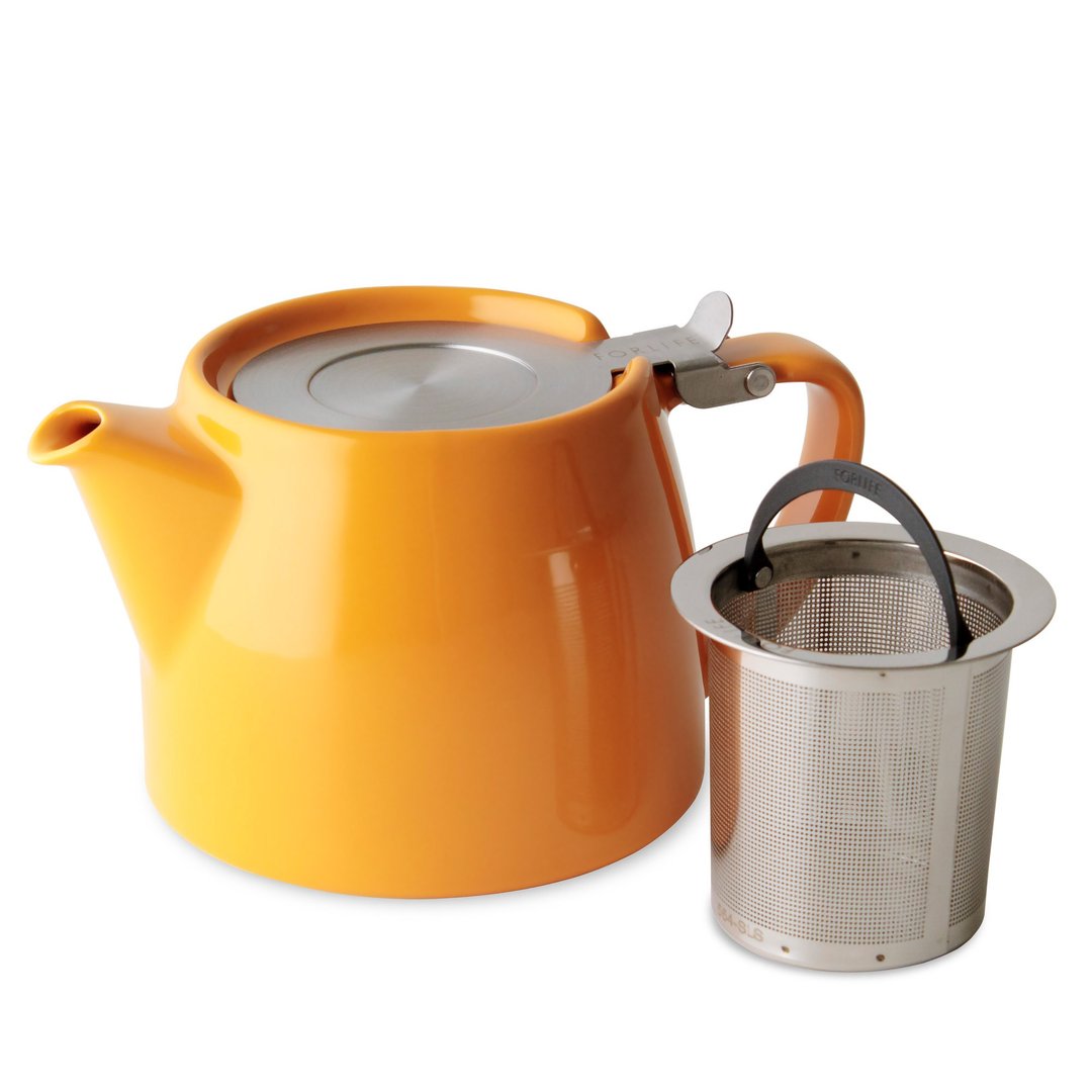 【节日送礼】美国FORLIFE树桩茶壶-黄 - 茶具/茶杯 - 瓷 黄色