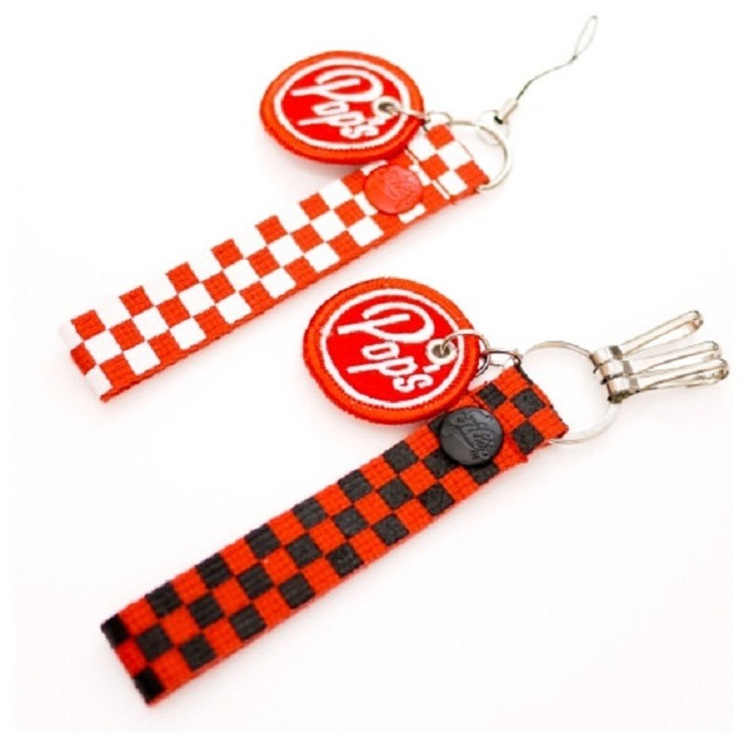 The Big Pop Checkerboard Key chain 古美式速食钥匙圈 - 钥匙链/钥匙包 - 棉 