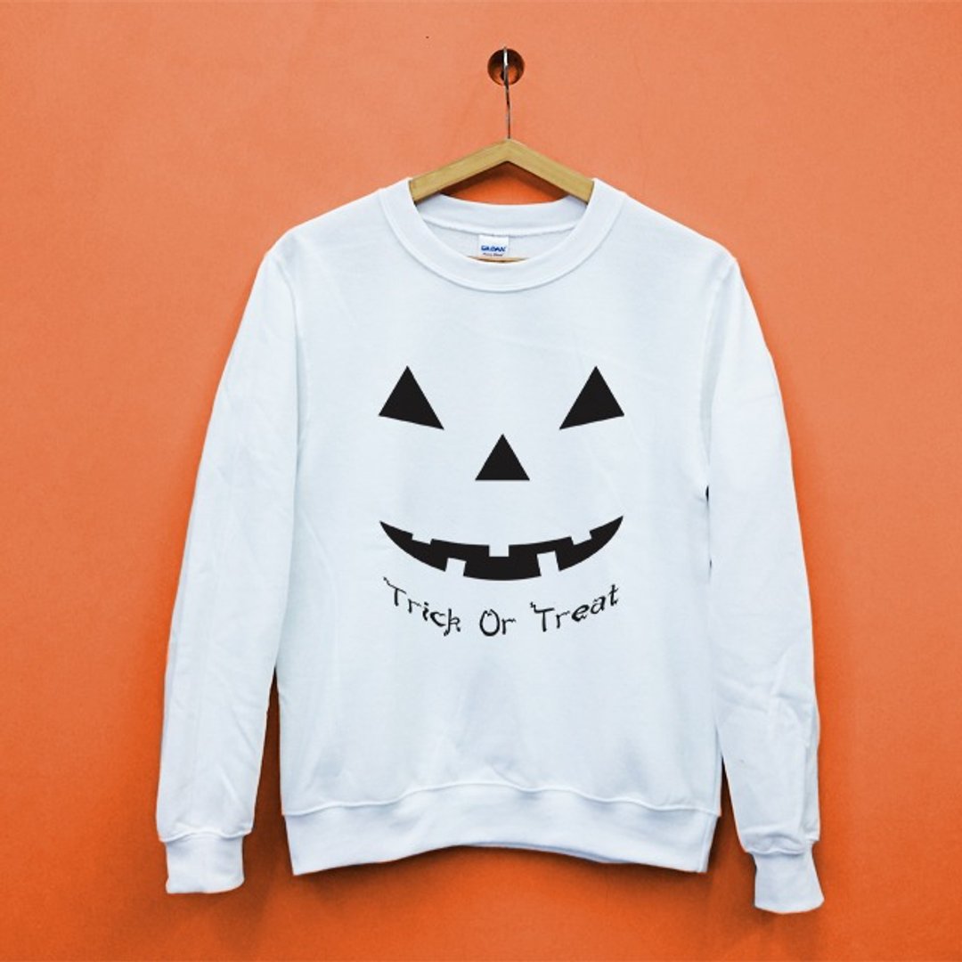 万圣节 Trick or Treat 美国GILDAN棉柔质感 大学T - 中性连帽卫衣/T 恤 - 棉 