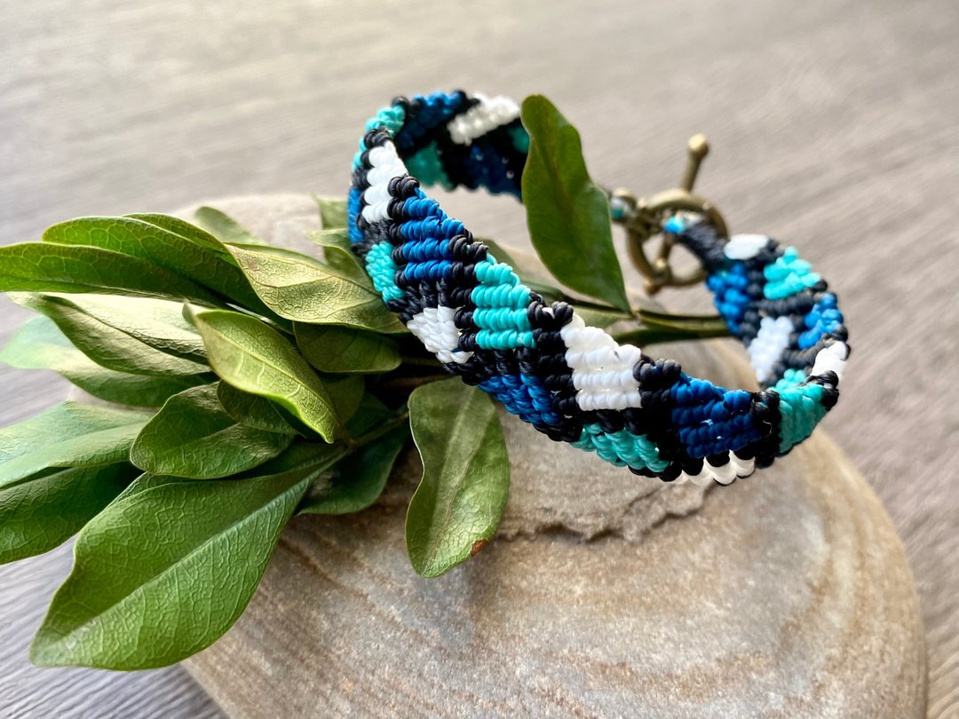手工饰品 | 蜡线冲浪手环脚环 - SS1524 - 手链/手环 - 棉 