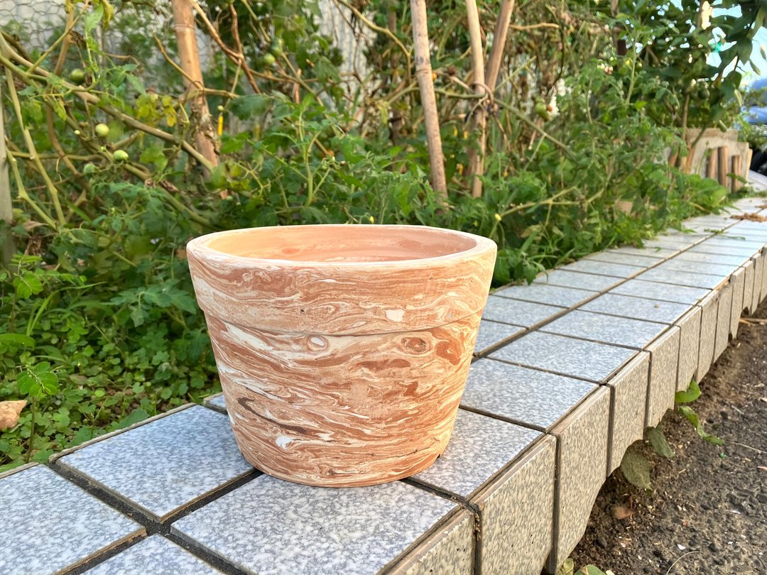大地混色盆器 - 植栽/盆栽 - 陶 咖啡色