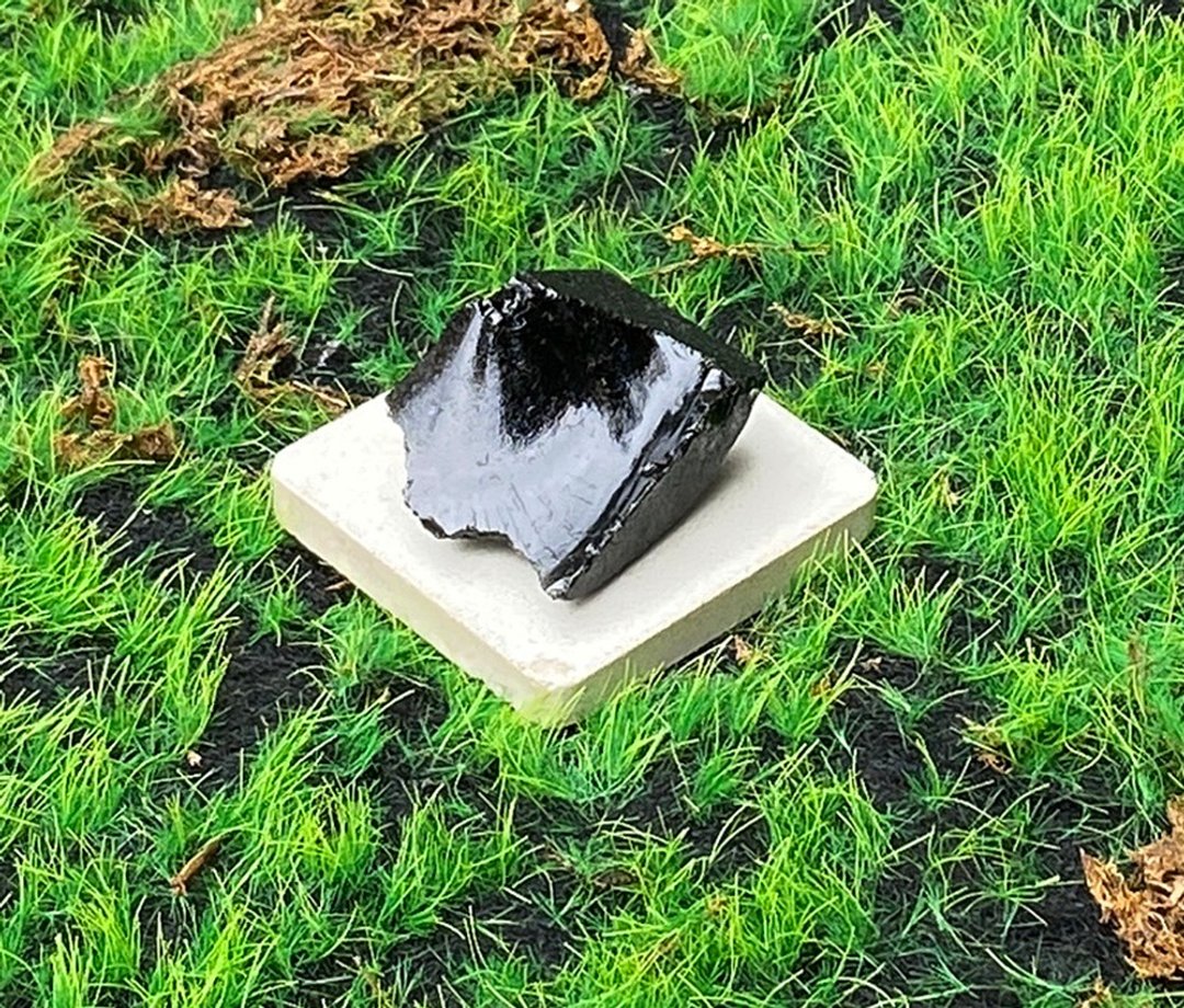 能量摆饰-避邪保平安天然几何黑曜石 净化负能量 旅行必备 - 摆饰 - 水晶 黑色