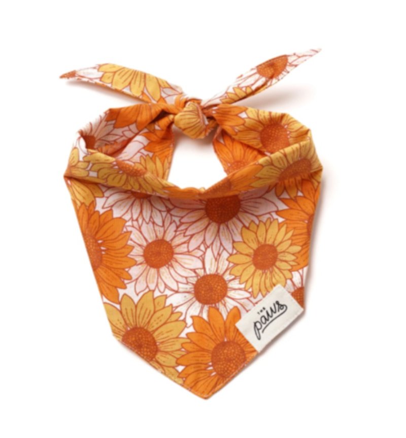 THE PAWS 手工宠物领巾 Fielding - 项圈/牵绳 - 棉．麻 红色