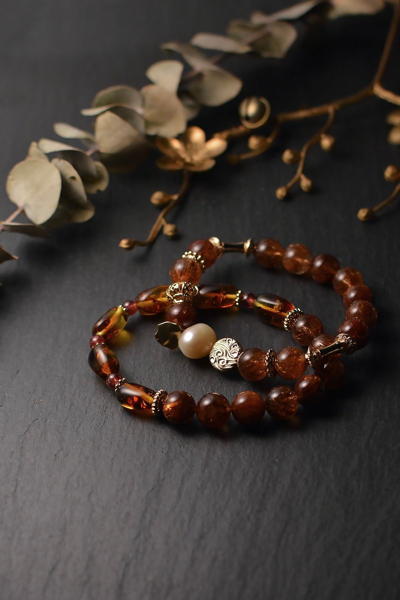 低调的神圣/Super Seven黑金超七水晶 - 手链/手环 - 水晶 