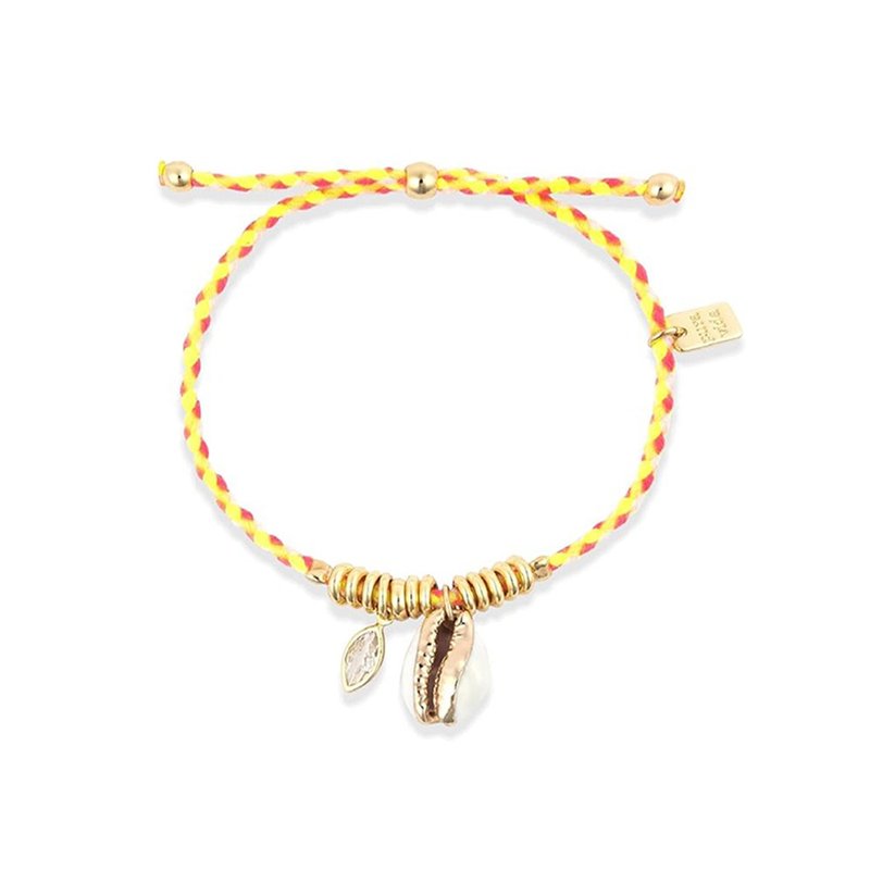 Pura Vida 美国手工 MITRA FRIENDSHIP 米特拉螺贝友谊金色手链 - 脚链/脚环 - 防水材质 