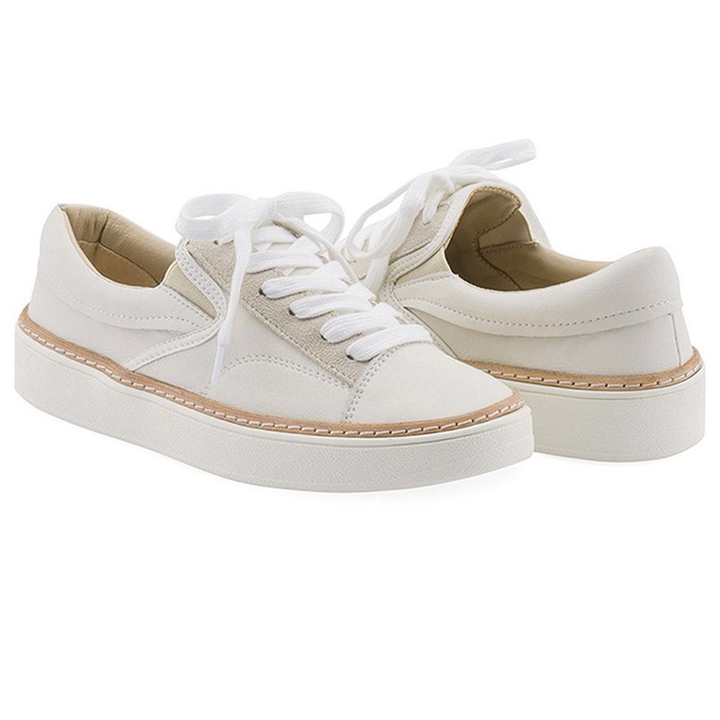 SPUR CLLIB Grit Leather 磨砂皮休闲鞋 OF4416 Ivory - 女款休闲鞋 - 其他材质 