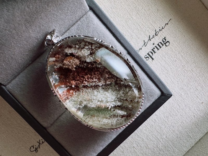 千层花幽灵水晶吊坠 - 项链 - 水晶 