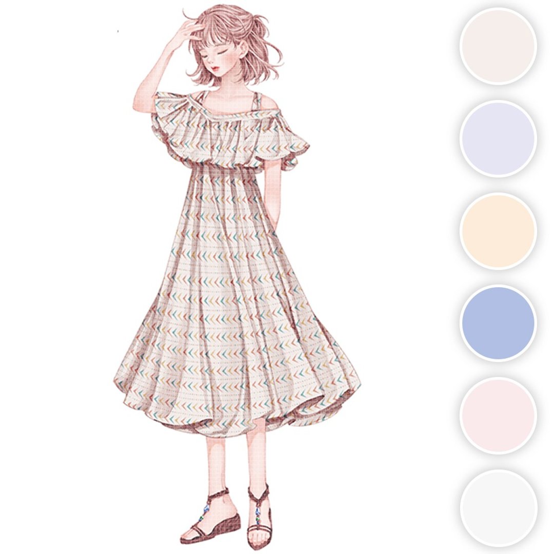SuJin (6色) 17 (honne market) 人物贴纸 女孩贴纸 黑色浣熊 - 贴纸 - 纸 