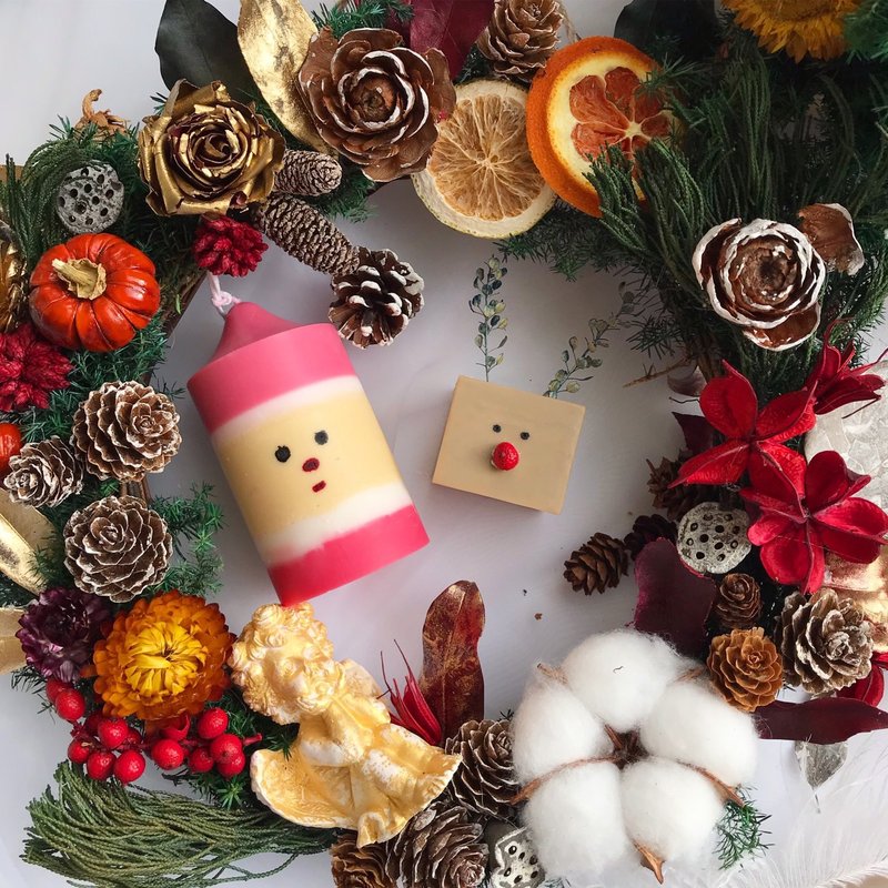 圣诞蜡烛/蜜蜡片手做体验课程 - 其他 - 蜡 