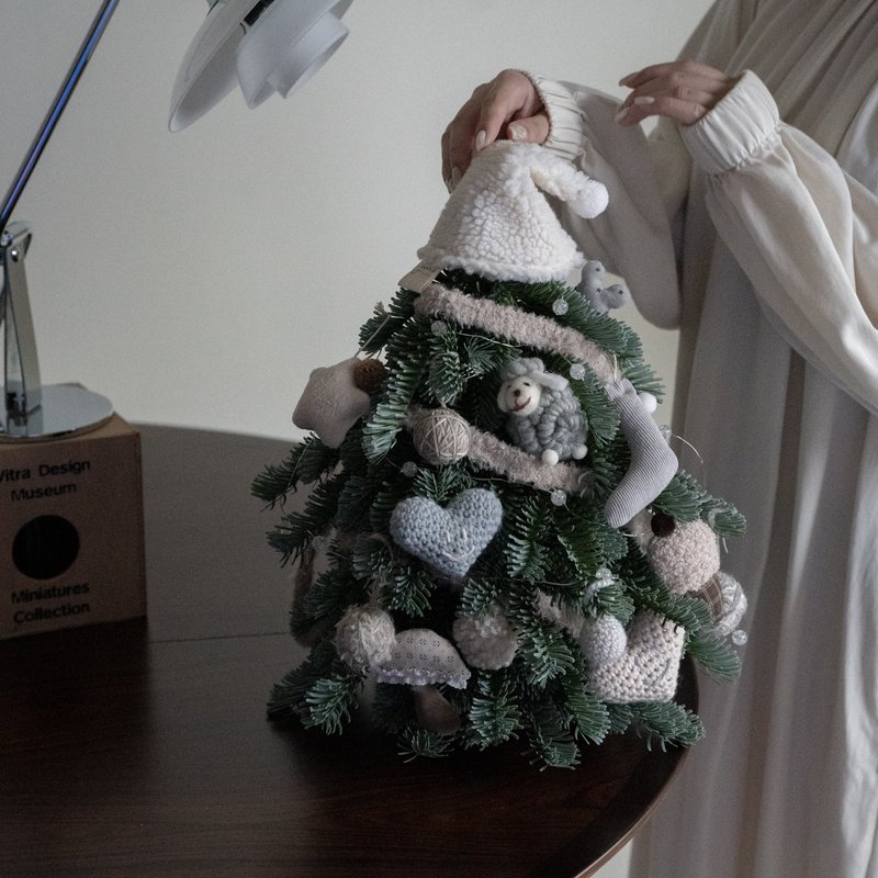 24年 诺贝松仿真圣诞树 DIY手作 材料包 圣诞节装饰 交换圣诞礼物 - 植栽/盆栽 - 其他材质 卡其色