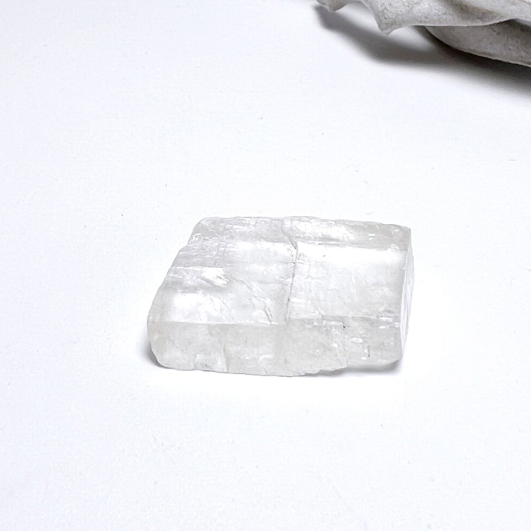 冰糖。原石 一图一物 疗愈 净化  l 白方解石 冰洲石 l - 摆饰 - 水晶 透明