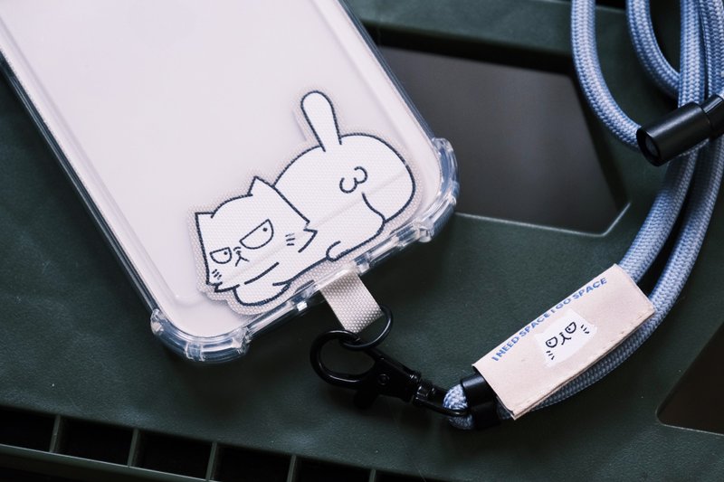 屁屁猫手机夹片连6mm挂绳 十三色入 Phone Strap - 手机配件 - 其他材质 