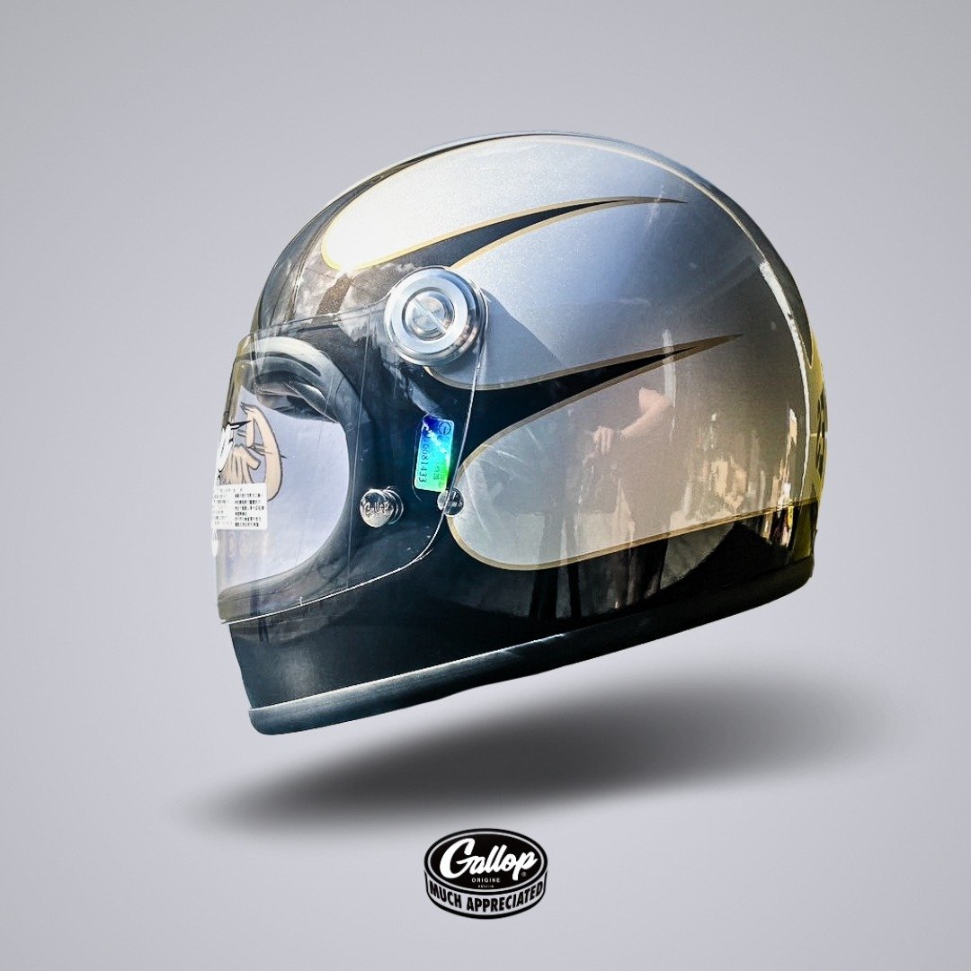GALLOP TRACK SAFETY HELMET 1932 乐高帽 亮银 - 安全帽 - 其他材质 