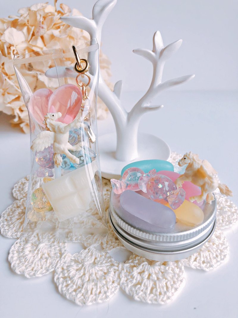 Yumekawa Pastel Candy's Bag Charm & Can Case 2 Pieces Fancy Sweet Sweets - 其他 - 塑料 