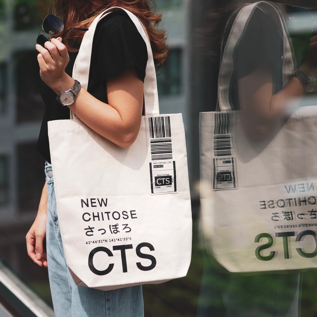 CTS NEW CHITOSE - Canvas Tote Bag - Japan Edition - 其他 - 其他材质 白色