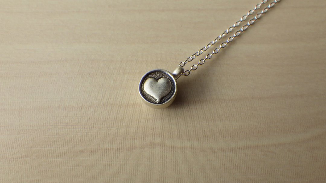 Cafe Latte Pendant - 项链 - 其他金属 银色