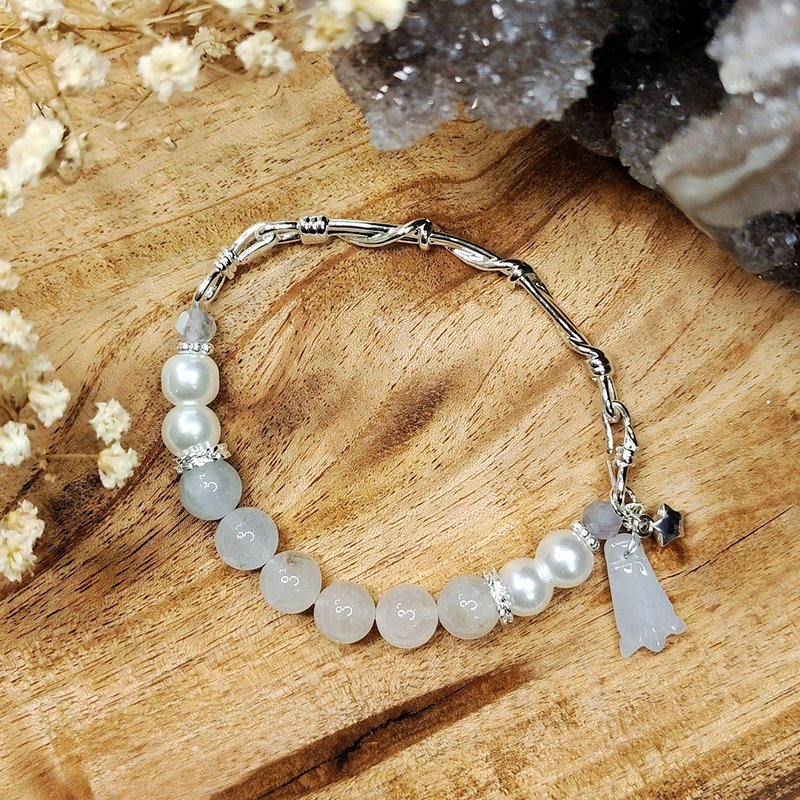 十一月诞生疗愈石 | 托帕石 | 翡翠 | 萤石 | 一品一拍 | - 手链/手环 - 水晶 