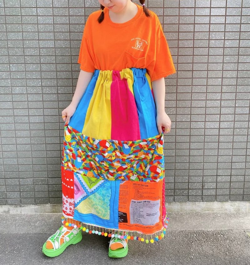 复古裙 - 裙子 - 棉．麻 