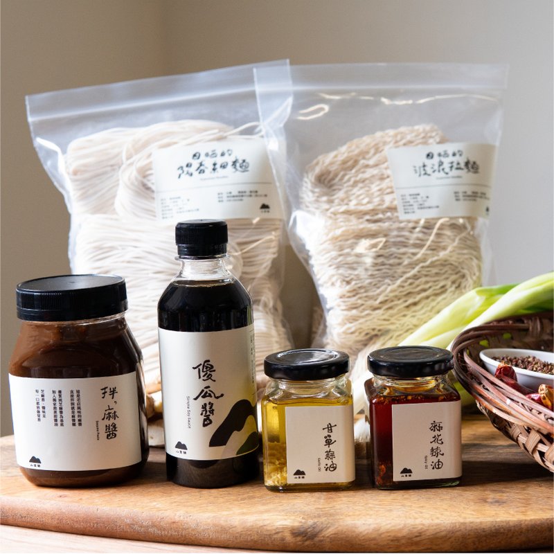 独家商品-包邮│三种拌面澎派组 - 面/面线/米粉 - 新鲜食材 咖啡色