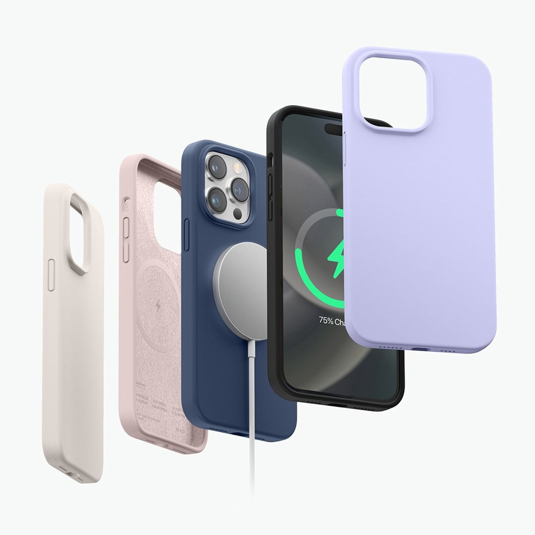 elago iPhone 14 Plus/Pro/ Pro Max 磁吸硅胶手机壳 - 手机壳/手机套 - 硅胶 卡其色
