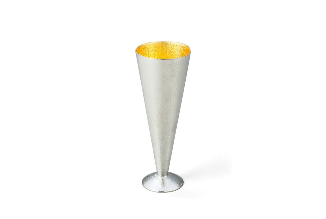 金箔香槟杯 - S - 酒杯/酒器 - 贵金属 金色