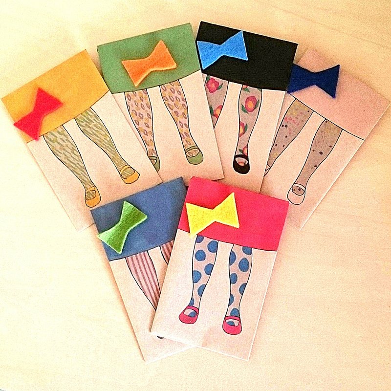 信封五颜六色的裙子集合 - 红包/春联 - 纸 