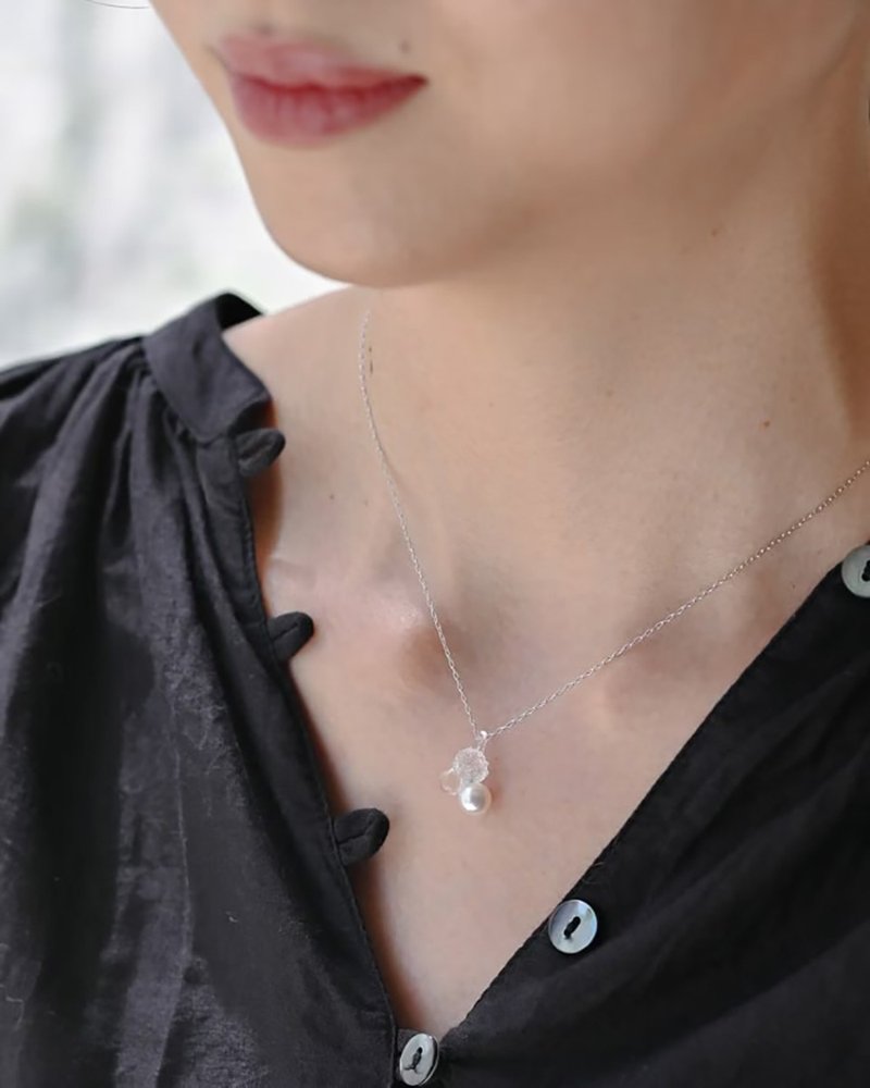 Hario手工玻璃项链 - Glare 强光 FP (HAFP-GL-N) - 项链 - 玻璃 透明