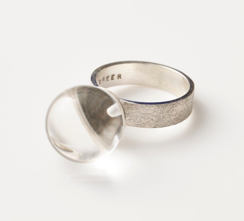 CR50 (crystal) - 戒指 - 其他金属 透明