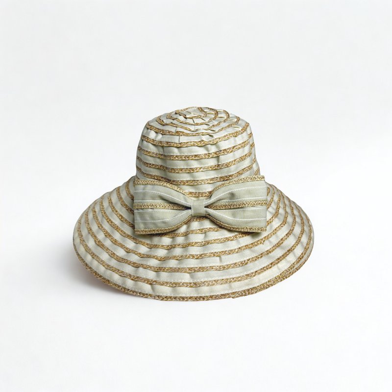 超大帽檐淑女帽 - 帽子 - 其他材质 卡其色