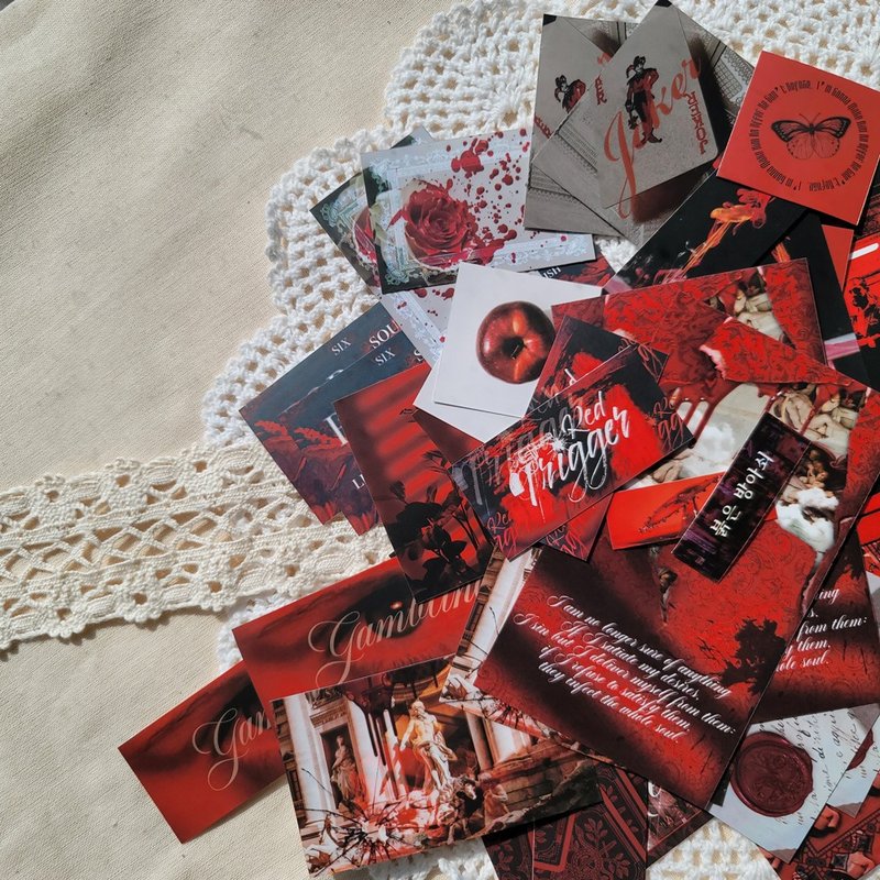 Red Trigger 贴纸组 - 贴纸 - 纸 红色