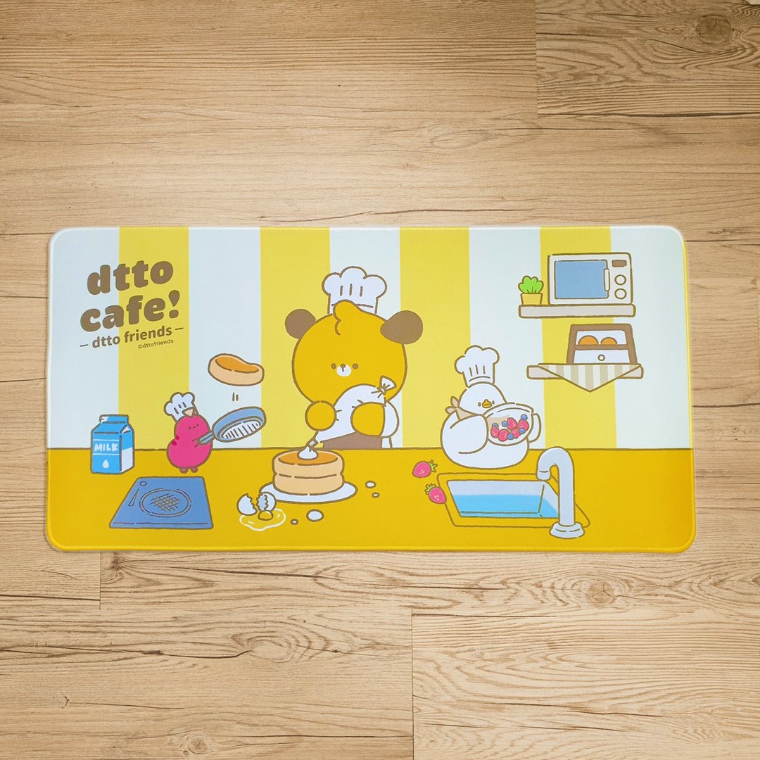 【dtto friends】dtto cafe大桌垫 隔热垫 鼠标垫 餐垫 桌垫 - 鼠标垫 - 其他材质 