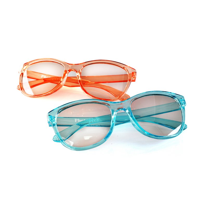 PHOTOPLY 儿童抗蓝光眼镜 小孩抗蓝光眼镜 抗紫外线 透明圆镜框 - 眼镜/眼镜框 - 塑料 