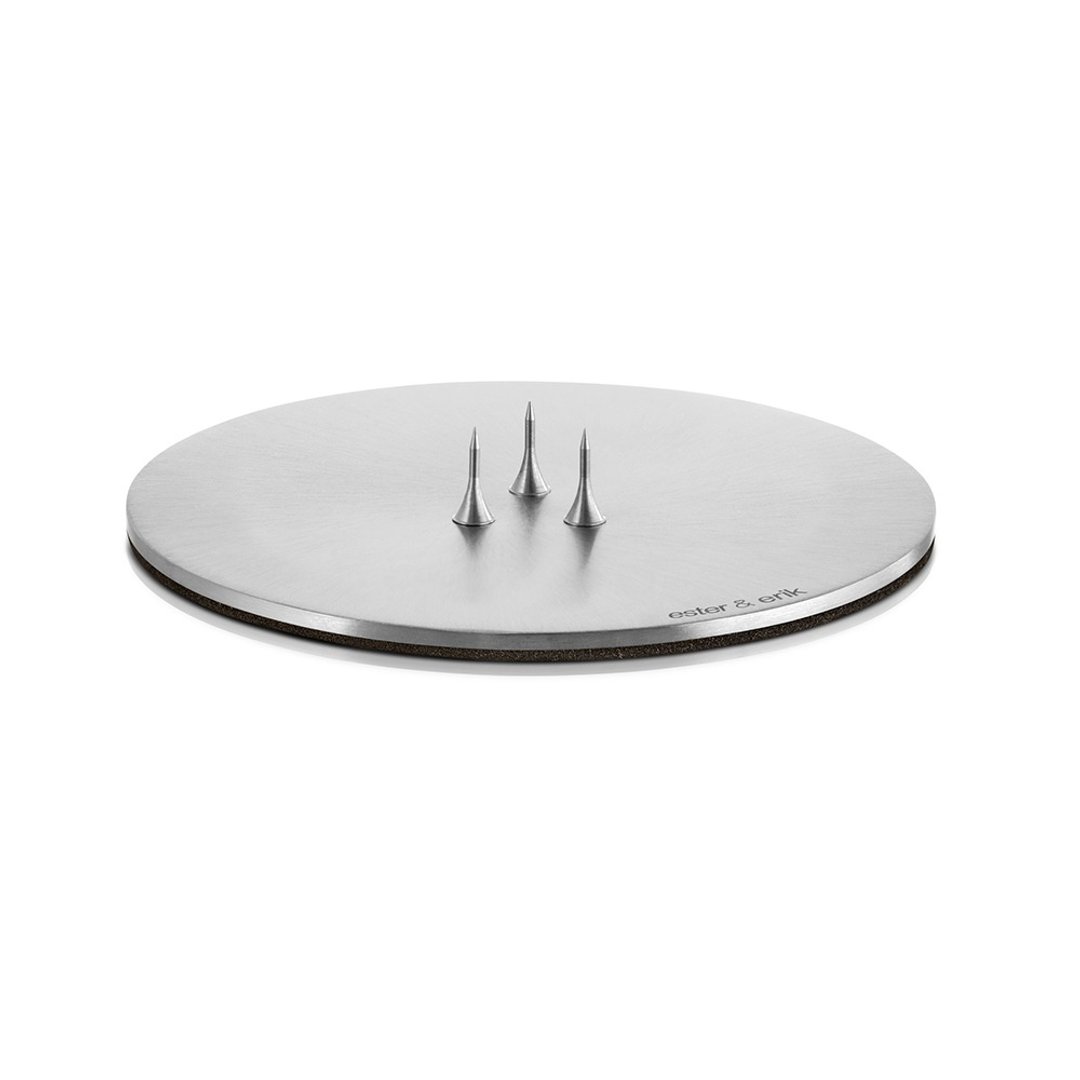 ester&erik 烛盘 蜡烛盘 蜡烛托 蜡烛座 candle plates - 蜡烛/烛台 - 不锈钢 
