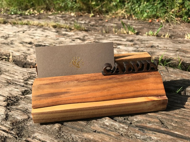 C.L Studio 【现代简约-几何风格木制手机架/名片座】N36 - 其他 - 木头 