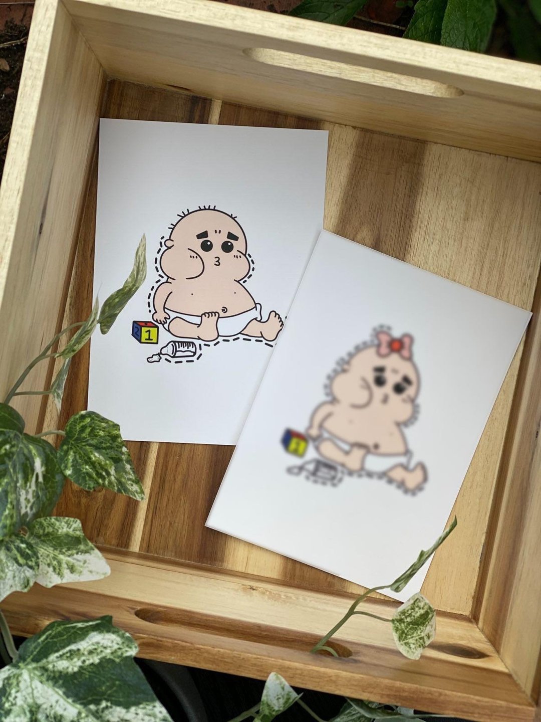 肥臭B系列明信片 - 卡片/明信片 - 纸 多色
