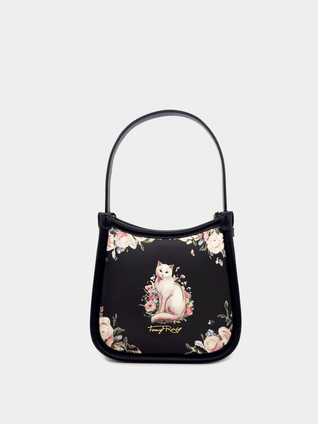Blossoms & Beasts 经典小斜背包 - 侧背包/斜挎包 - 其他材质 黑色