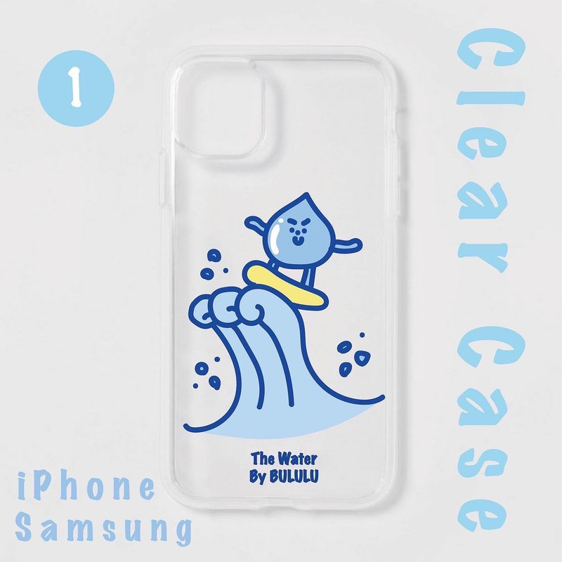 The water TPU透明软殻 - 手机座/防尘塞 - 塑料 透明