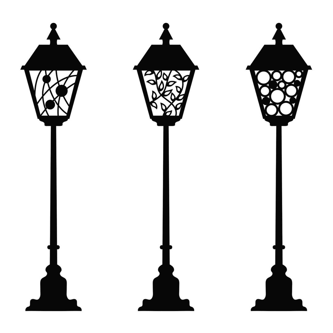 Street lamp svg, street lantern svg, street lamp png, street lantern png, Cricut - 图文模板设计 - 其他材质 