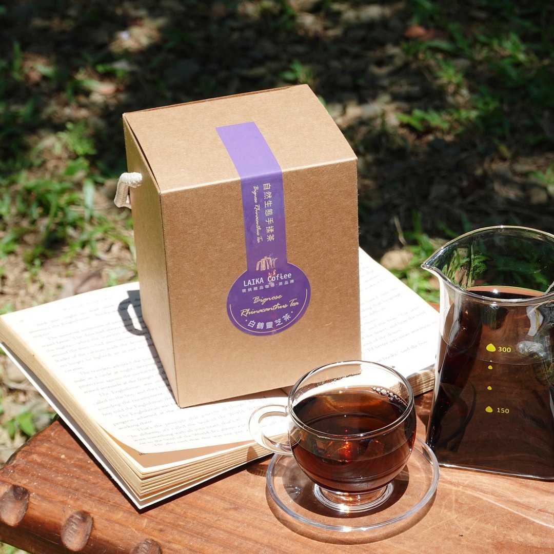 森林花园白鹤灵芝茶 自然生态茶 茶包 10入 小礼盒 - 茶 - 新鲜食材 紫色