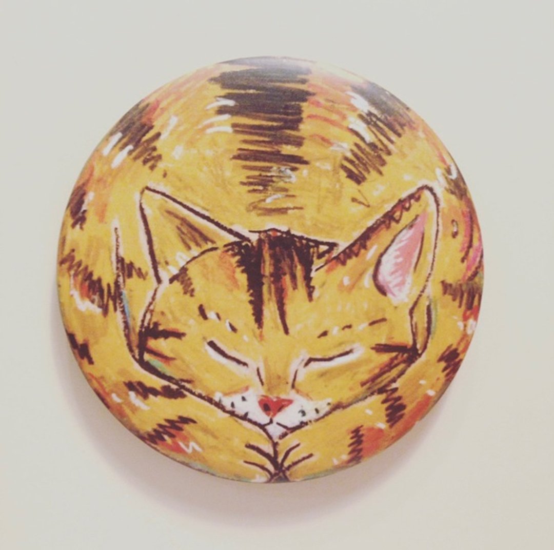 虎斑猫丸子_开瓶磁铁 - 冰箱贴/磁贴 - 其他金属 咖啡色