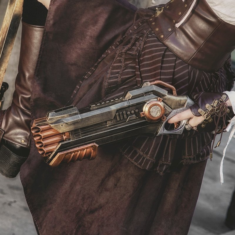 蒸汽朋克 OW守望先锋 cosplay 原创 霰弹枪 散弹枪 摆件模型 - 其他 - 其他金属 多色