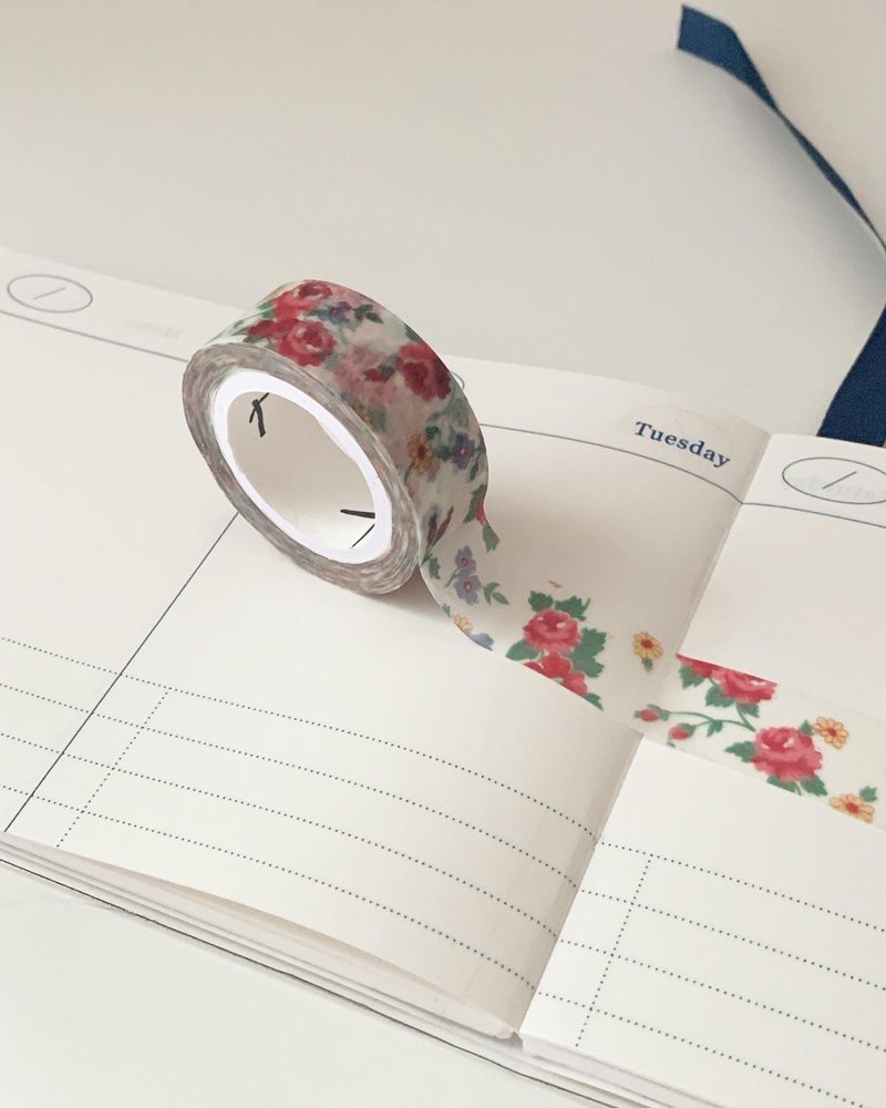 Sophia Flower Washi Tape - 纸胶带 - 其他材质 