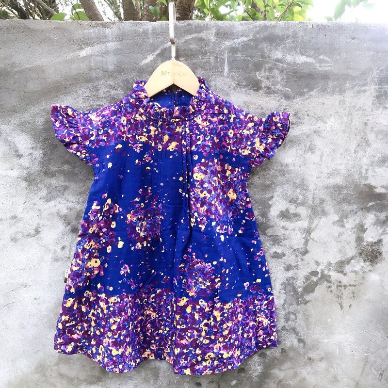 伊藤花季 紫 - 古典美人洋 - 童装裙 - 棉．麻 多色