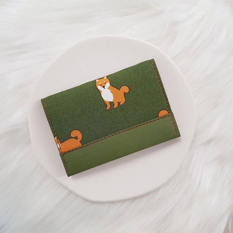 迷路的柴柴 水洗牛皮纸卡夹 卡片夹 名片夹 - 证件套/卡套 - 纸 绿色