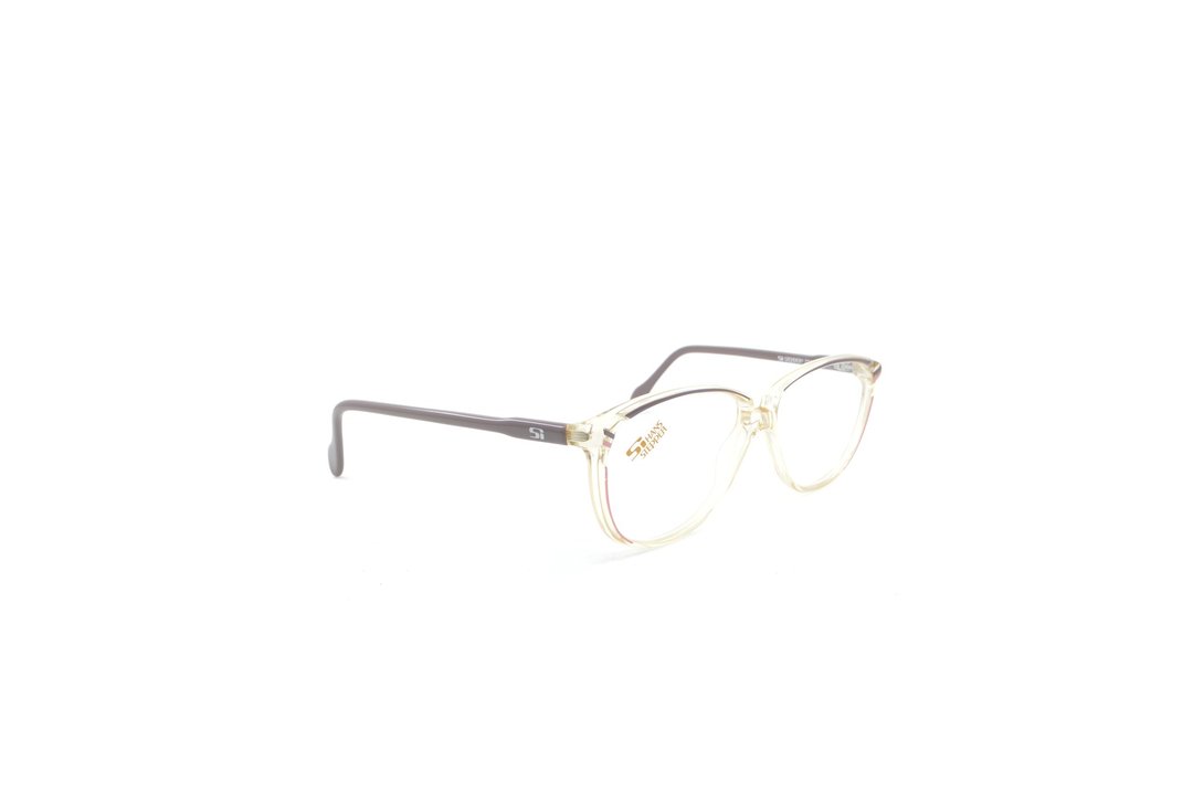 可加购平光/度数镜片 Si Hans Stepper 34 80年代德国制古董眼镜 - 眼镜/眼镜框 - 塑料 粉红色