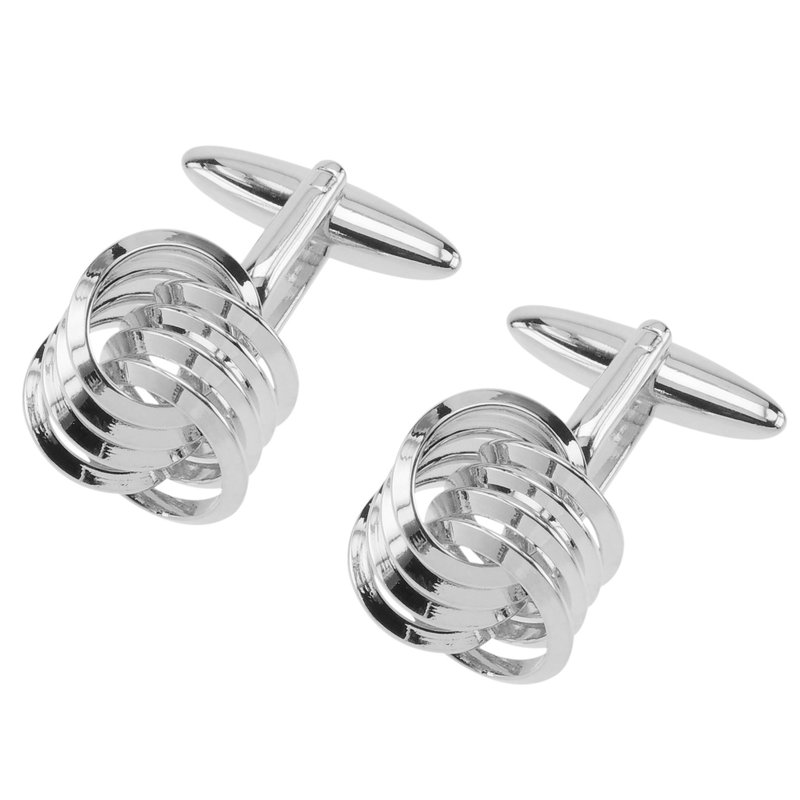 金属结袖扣 - 袖扣 - 其他金属 银色