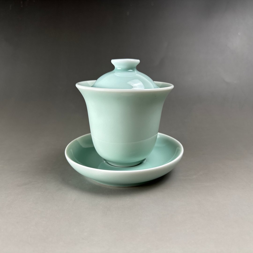 台湾良时美器【青瓷】盖碗 - 茶具/茶杯 - 其他材质 透明