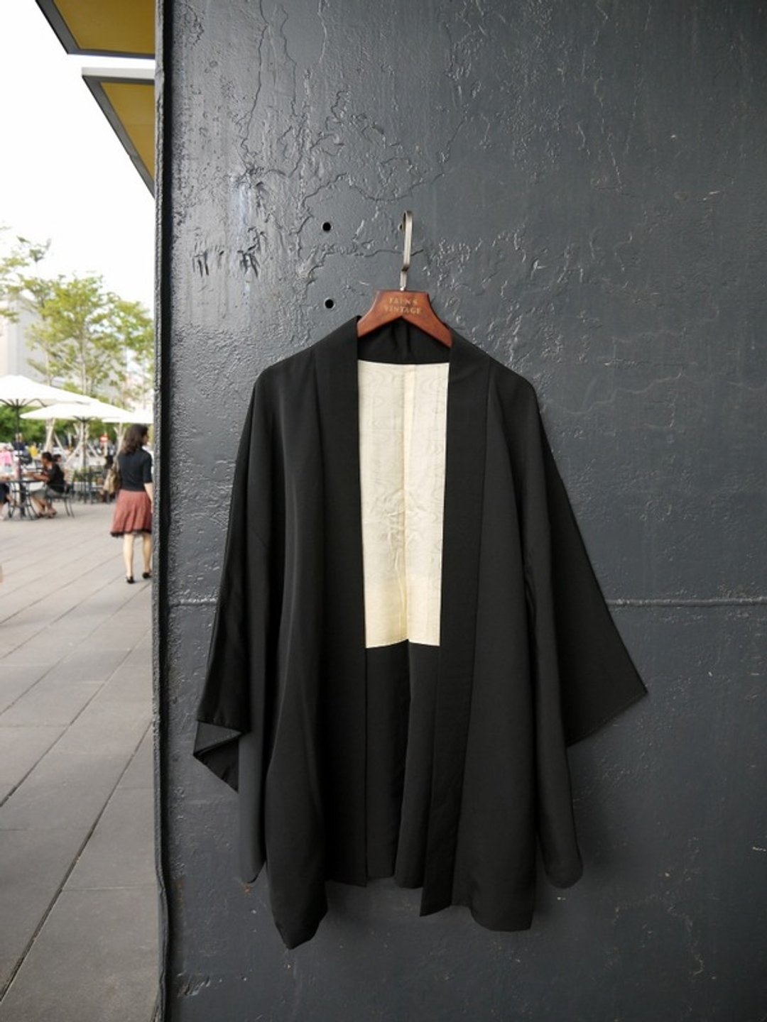 日本 双层刺绣-扇 羽织和服外套 - 女装休闲/机能外套 - 丝．绢 