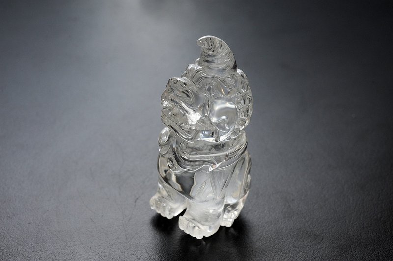 白水晶貔貅  矿石/水晶/灵修/开运/招财/破煞/防小人 - 摆饰 - 水晶 